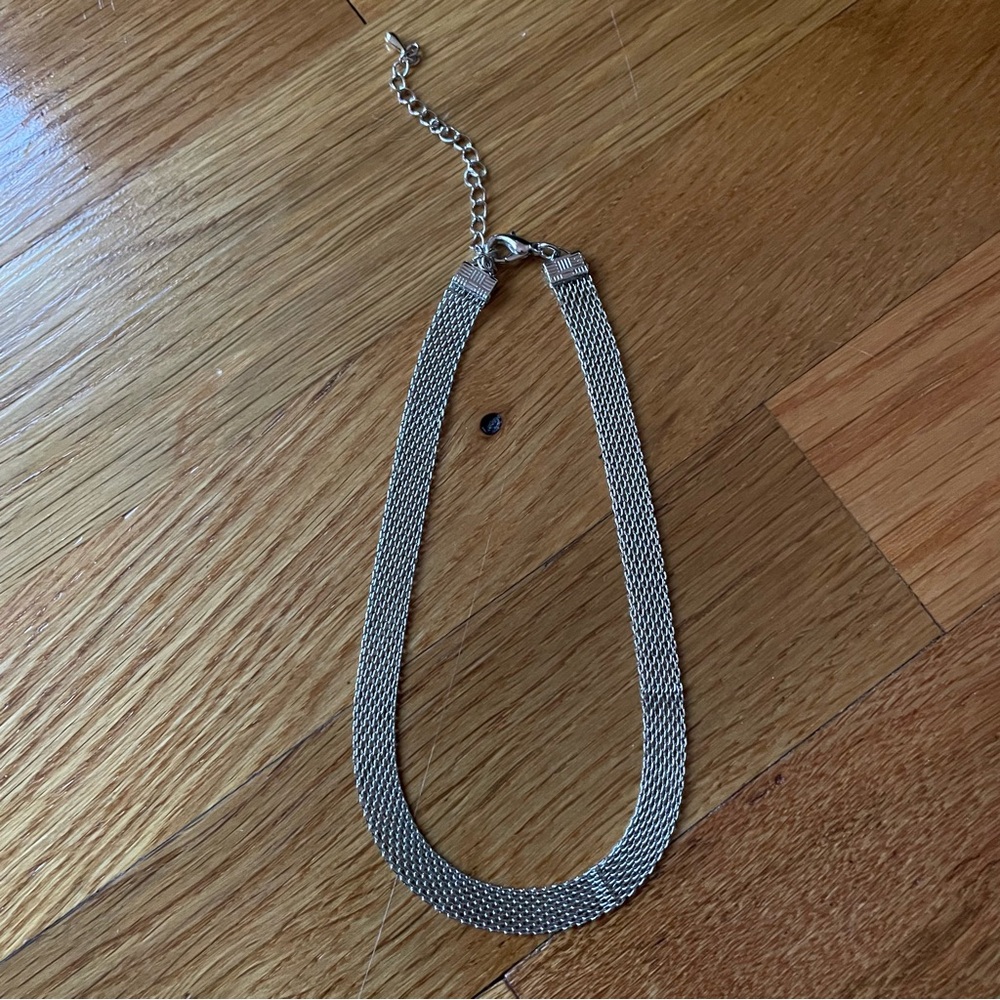 Silver Choker Necklace
